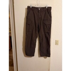 FIRST Tactical  Men's Brown Cargo Pants‎ Utility Work Outdoor Size 34 Ri Stop